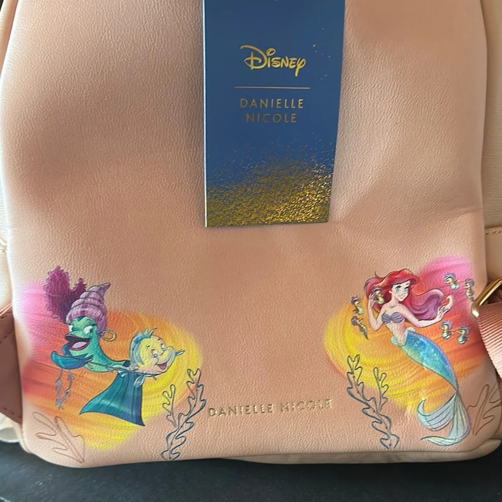 Danielle Nicole Disney Little Mermaid Backpack NWT